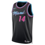 Maillot NBA Miami Heat Tyler Herro Nike 2025-26 City Edition Noir Swingman - Homme